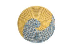 HASIR DUVAR DEKOR/TABAK SARI LACİVERT 40CM