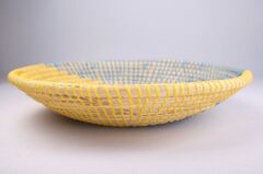 HASIR DUVAR DEKOR/TABAK SARI LACİVERT 40CM