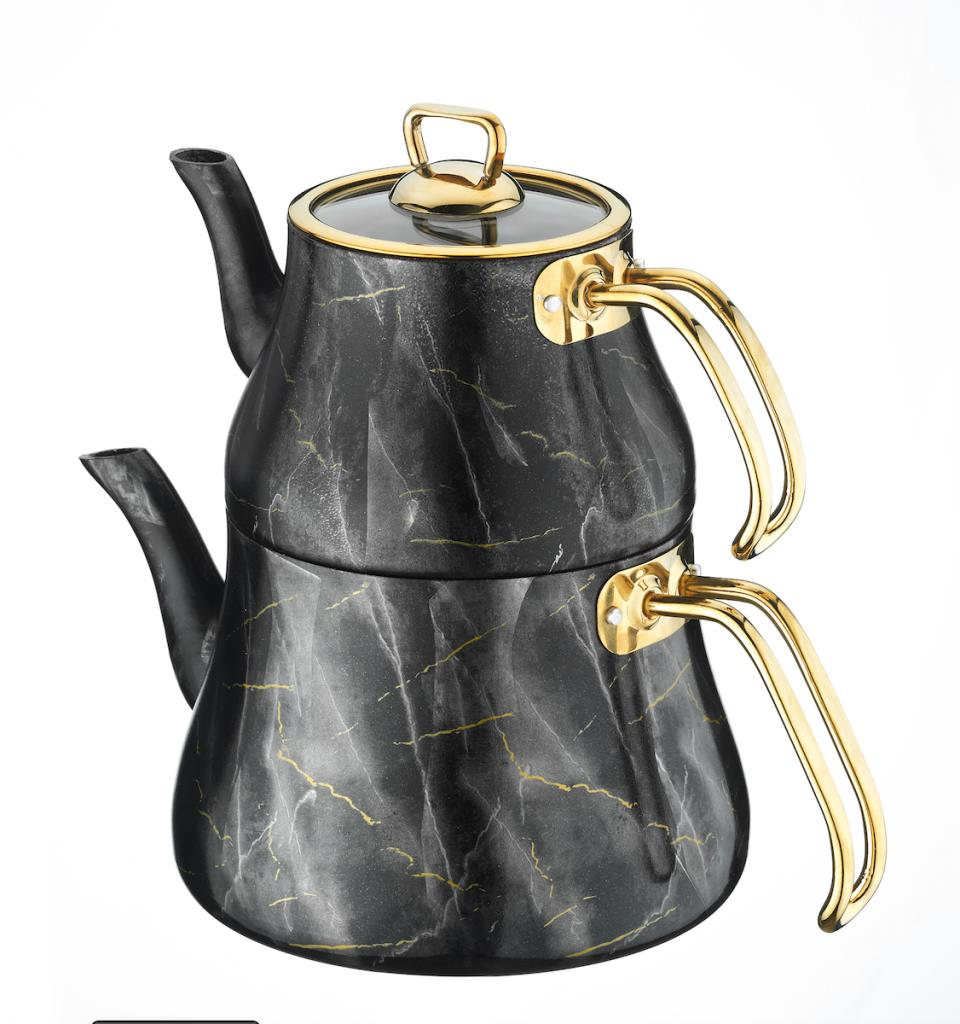 MERMER SİYAH ÇAYDANLIK