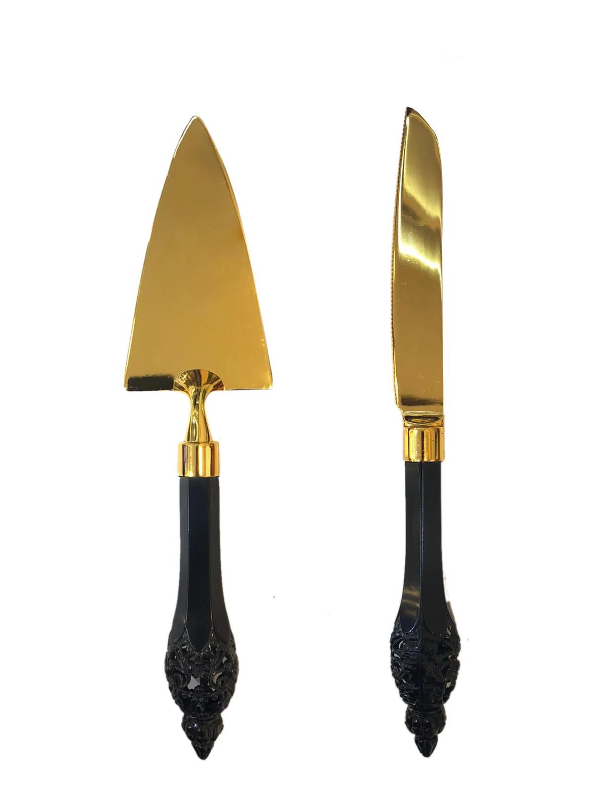 SİYAH ALTIN PASTA SETİ DESEN2
