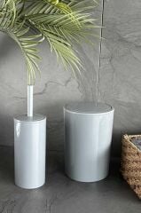 FLORES 2 PARÇA BANYO SETİ GRİ