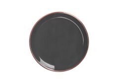 SOLID ANTRASİT ROSEGOLD 6'LI SERVİS TABAK 26CM