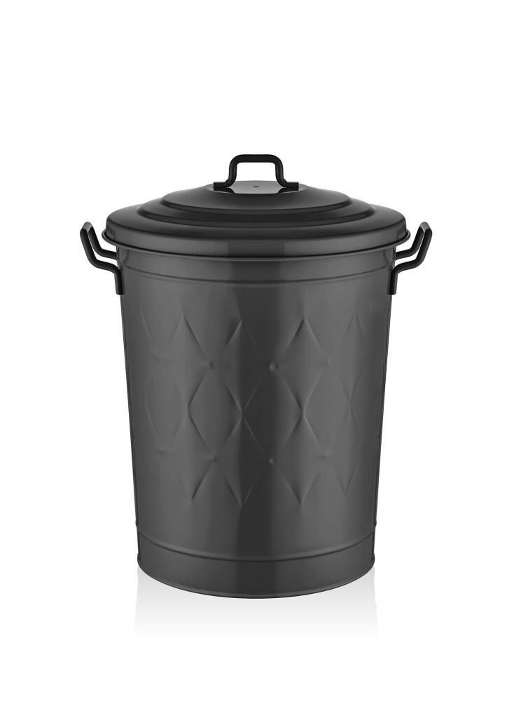 PRİZMA SİYAH ÇAMAŞIR SEPETİ 55X47X41CM