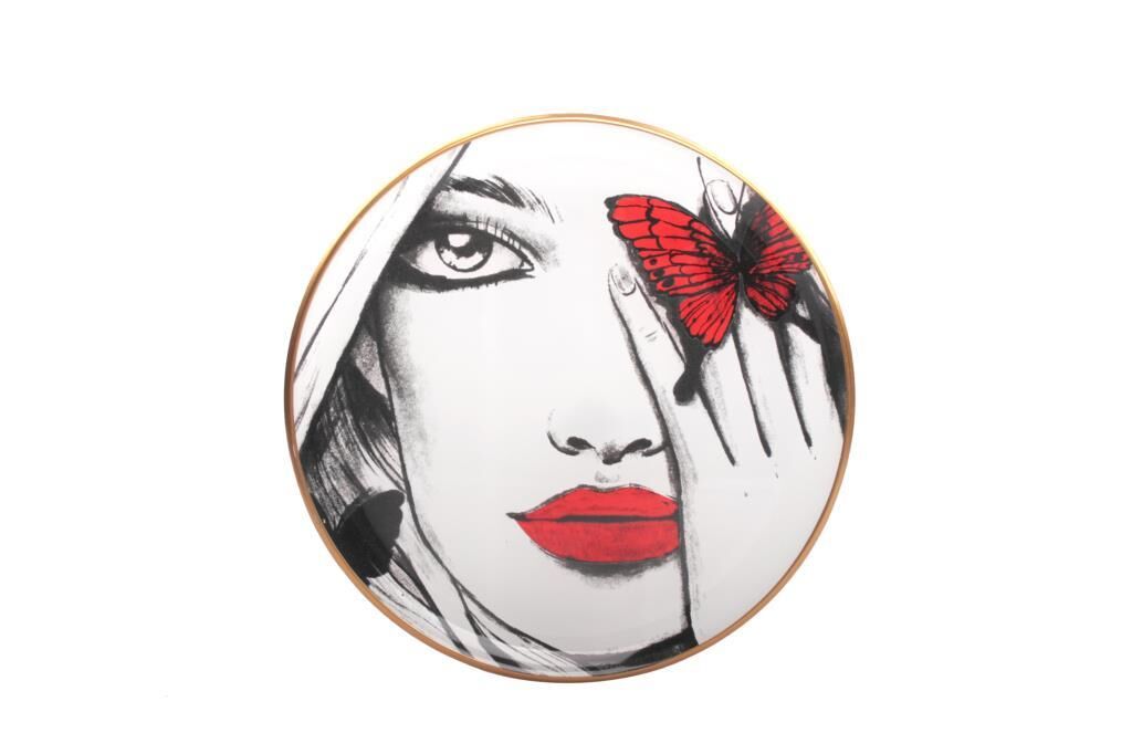 RED LADY 6'LI SERVİS TABAK 26CM