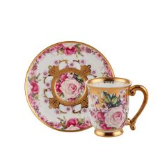 ALTIN İŞLEMELİ 6 KİŞİLİK TÜRK KAHVESİ FİNCANI