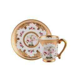 ALTIN İŞLEMELİ 6 KİŞİLİK TÜRK KAHVESİ FİNCANI