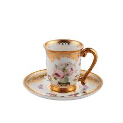 ALTIN İŞLEMELİ 6 KİŞİLİK TÜRK KAHVESİ FİNCANI