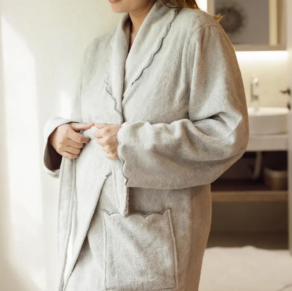 LINDY COOL GRAY KADIN BORNOZ S/M