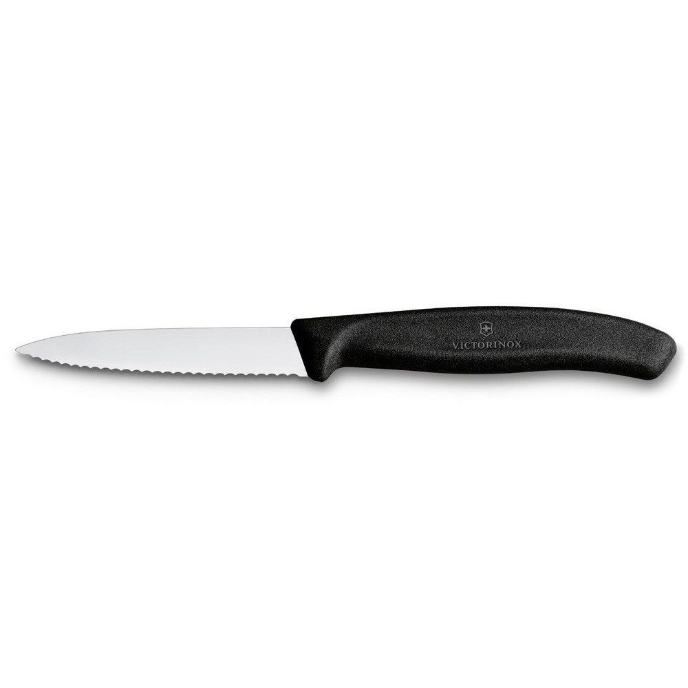 SOYMA BIÇAK TIRTIKLI SİYAH 185 MM