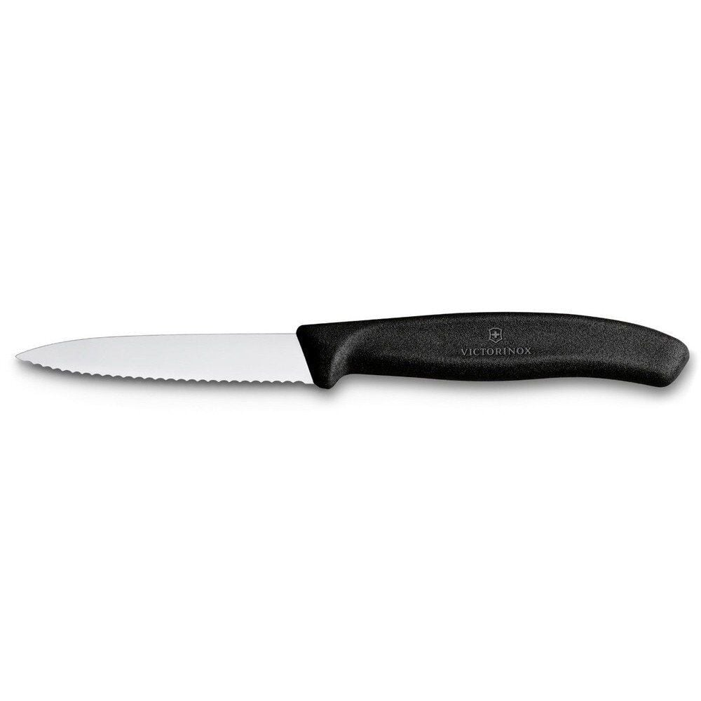 SOYMA BIÇAK TIRTIKLI SİYAH 185 MM