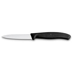 SOYMA BIÇAK TIRTIKLI SİYAH 185 MM