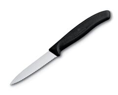 SOYMA BIÇAK TIRTIKLI SİYAH 185 MM