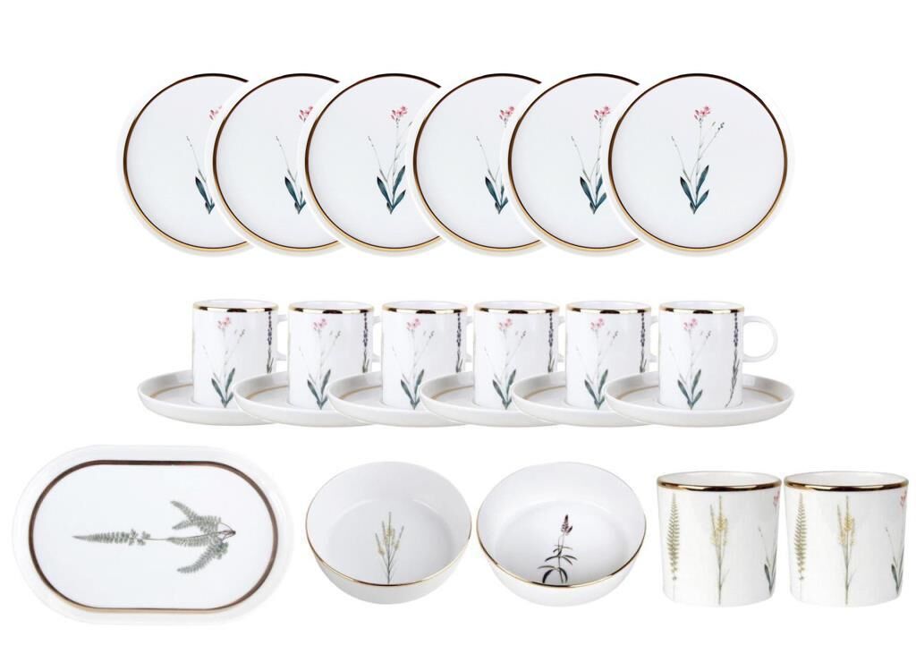 BOTANICAL 6 KİŞİLİK 23 PARÇA SERVİS SETİ