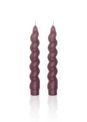 BURGU 2'Lİ ŞAMDAN MUM VİZON 17CM