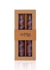 BURGU 2'Lİ ŞAMDAN MUM VİZON 17CM