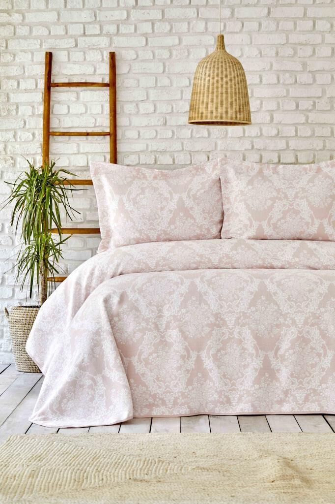 KARACA HOME QUATRE PUDRA ÇİFT KİŞİLİK YATAK ÖRTÜSÜ