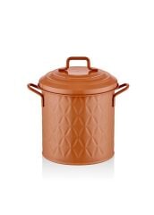 PRİZMA TERRACOTA TEZGAH ÇÖP KOVASI 4LT