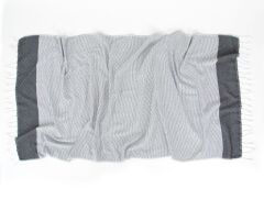 ALAZ KARA TEZGAH PEŞTEMAL SİYAH 90x170CM