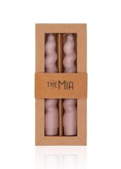 BURGU 2'Lİ ŞAMDAN MUM ROSE 17CM