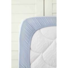 PENYE FITTED MAVİ TEK KİŞİLİK ÇARŞAF 100X200CM