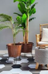 BAKIR AYAKLI SAKSI 43X45CM