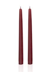 ICONIC 2'Lİ ŞAMDAN MUM BORDO 26CM