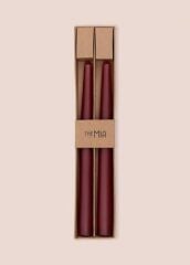 ICONIC 2'Lİ ŞAMDAN MUM BORDO 26CM