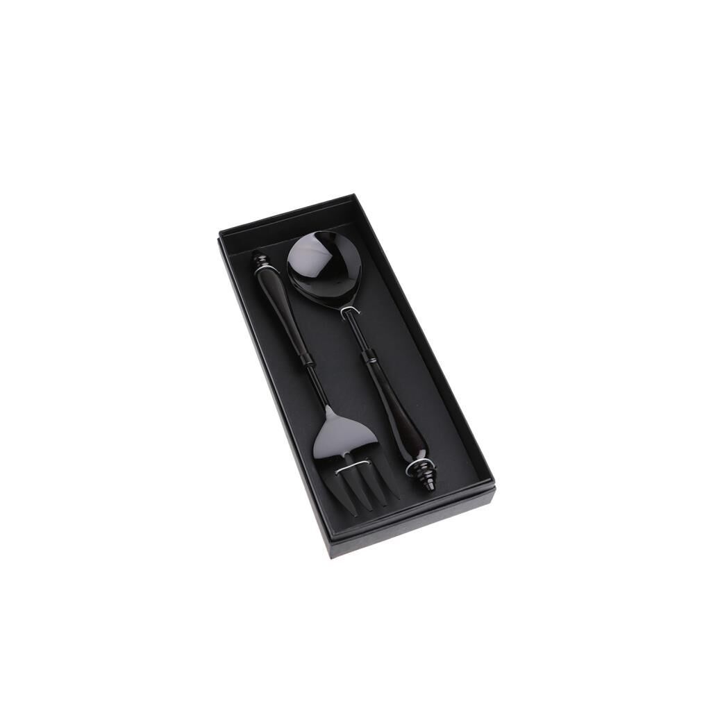 SİYAH 2'Lİ SALATA SERVİS SETİ