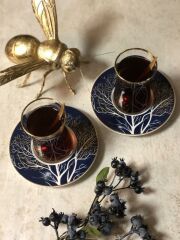 AĞAÇ DESEN 6 KİŞİLİK ÇAY SETİ