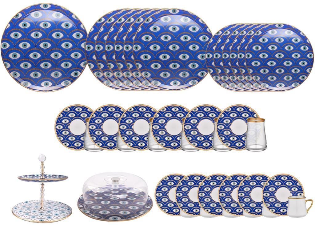NAZENDE 6 KİŞİLİK 40 PARÇA SERVİS SETİ