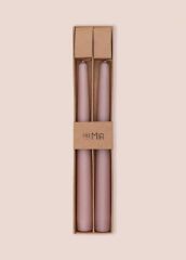 ICONIC 2'Lİ ŞAMDAN MUM ROSE 26CM
