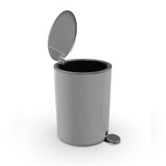 LENOX PEDALLI ÇÖP KOVASI GRİ 5LT