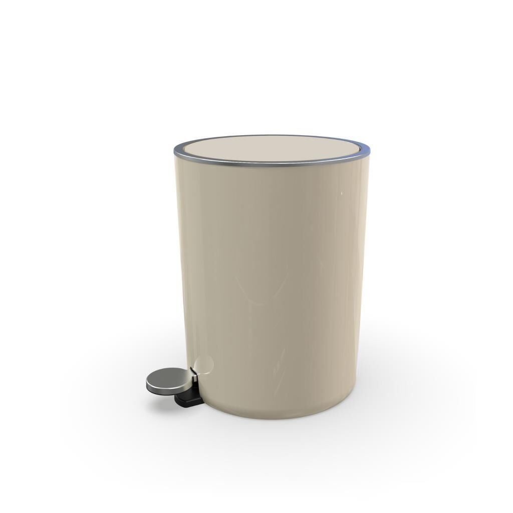 LENOX 5 LİTRE PEDALLI ÇÖP KOVASI BEJ
