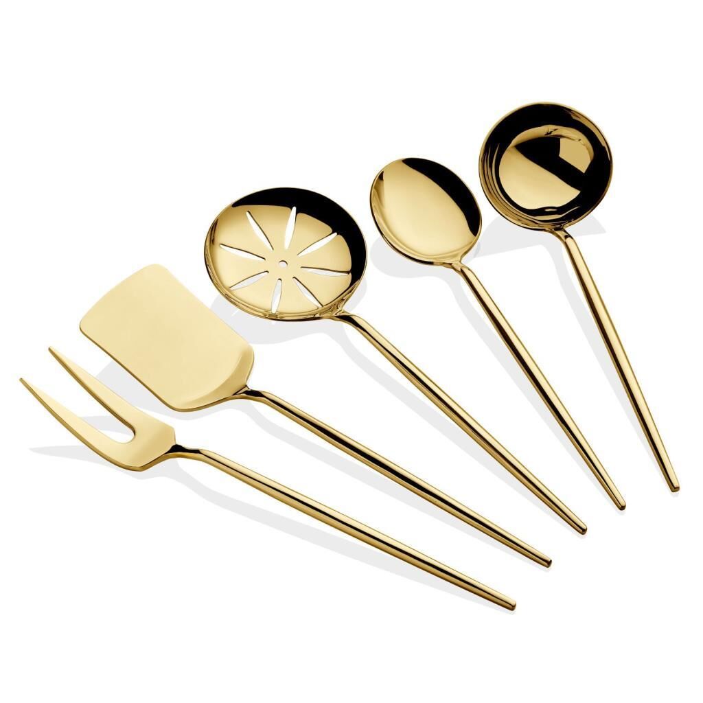 ALMERİA GOLD 24K 5 PARÇA SOS SERVİS SETİ