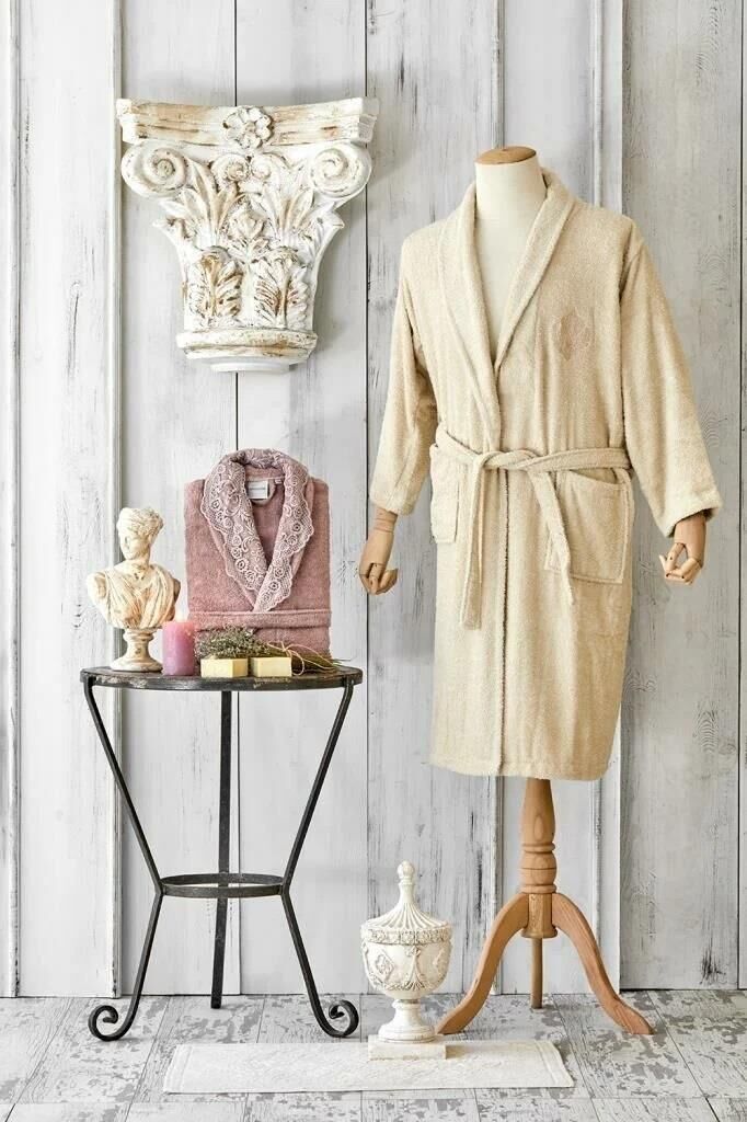 KARACA HOME VALERIA ROYAL 3 PARÇA BORNOZ SETİ