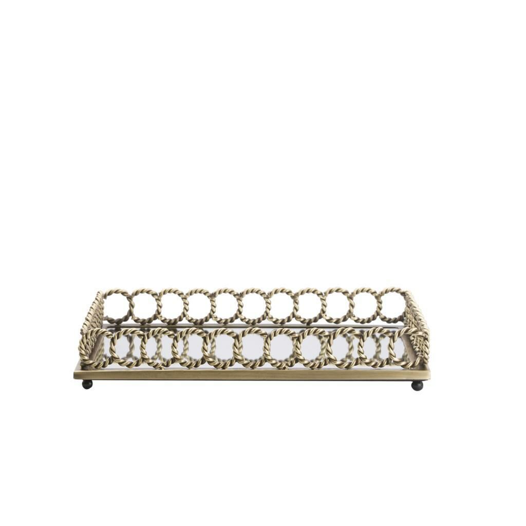 ARLEM-10 ESKİTME DİKDÖRTGEN ZİNCİR TEPSİ 30X40CM