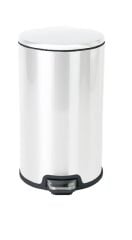 CİGO PEDALLI ÇÖP KOVA BEYAZ 20LT