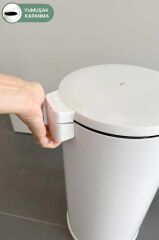 CİGO PEDALLI ÇÖP KOVA BEYAZ 20LT