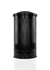 STRİPE SİYAH MUTFAK ÇÖP KOVASI 24LT