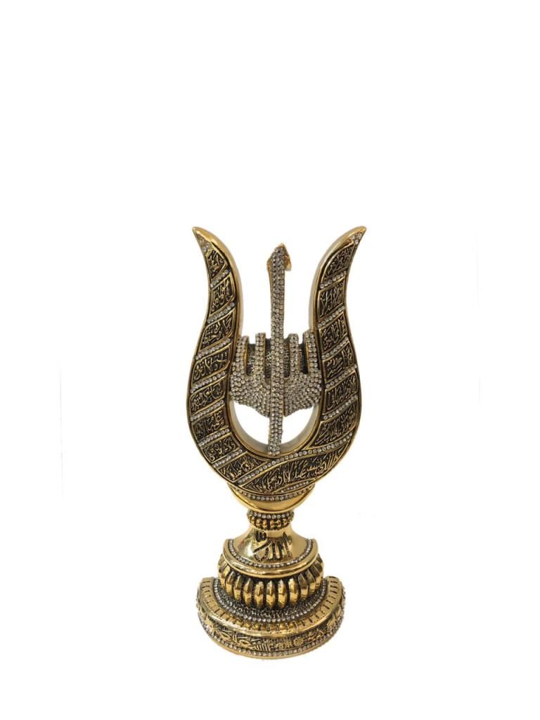 ALTIN AYETLİ LALE LAFZ 27 cm
