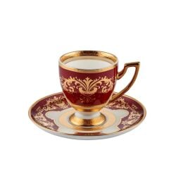 ALTIN İŞLEMELİ 6 KİŞİLİK TÜRK KAHVESİ FİNCANI