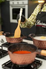 DIAMOND 5 PARÇA MIDI TENCERE TAVA SET ROSE