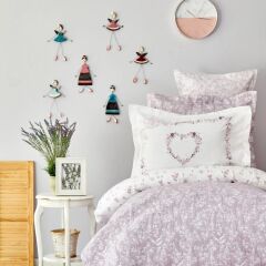 KARACA HOME BIRDY LİLA TEK KİŞİLİK YATAK ÖRTÜSÜ