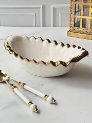 SOFIA GOLD OVAL SUNUM KASE 38X21CM