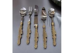 ANTİK TÜY 5 PARÇA SERVİS SETİ