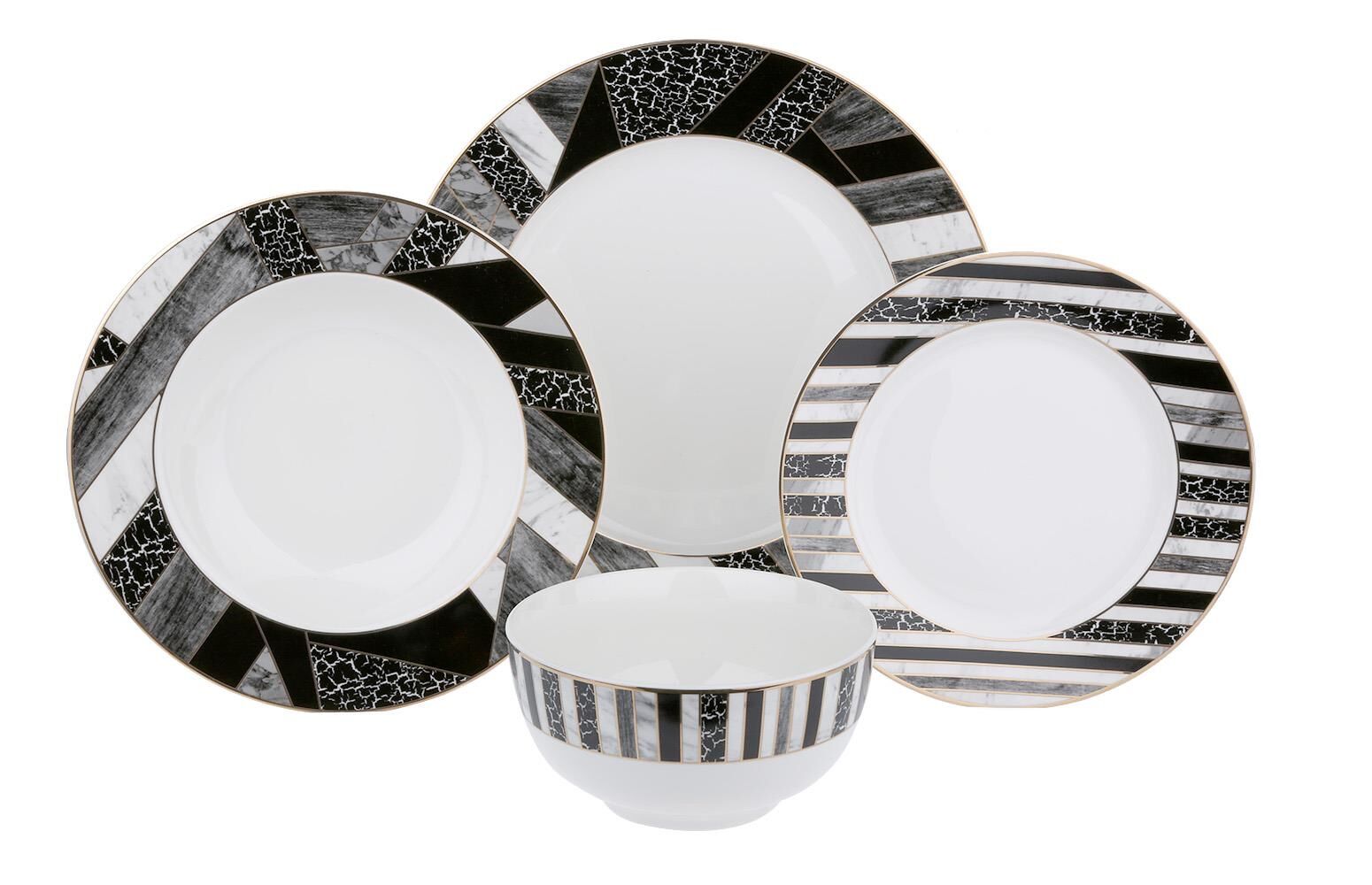 SAVANNAH 6 KİŞİLİK 24 PARÇA YEMEK TAKIMI