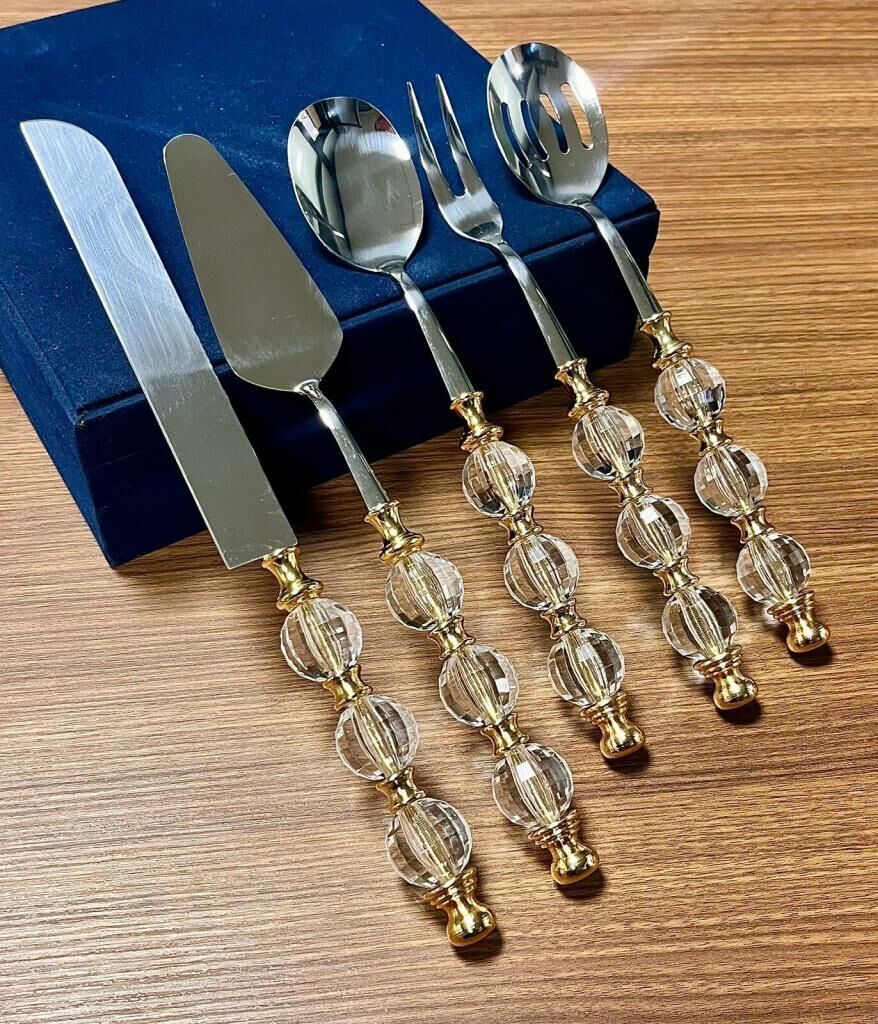 ALTIN RUSTİK 5 PARÇA SERVİS SETİ