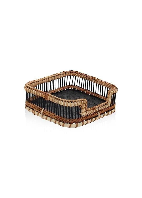 BAMBU NATURAL PEÇETELİK SİYAH 18X4X6CM