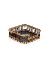 BAMBU NATURAL PEÇETELİK SİYAH 18X4X6CM