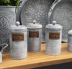 STONE ÇAY KAHVE ŞEKER KAVANOZU 22CM